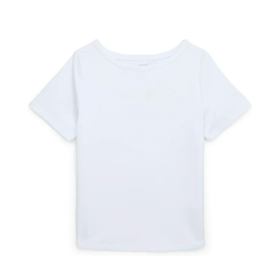 🔴 3/$12 Athletic Works White Short Sleeve Tee! NWT! Size 6/6x!‎